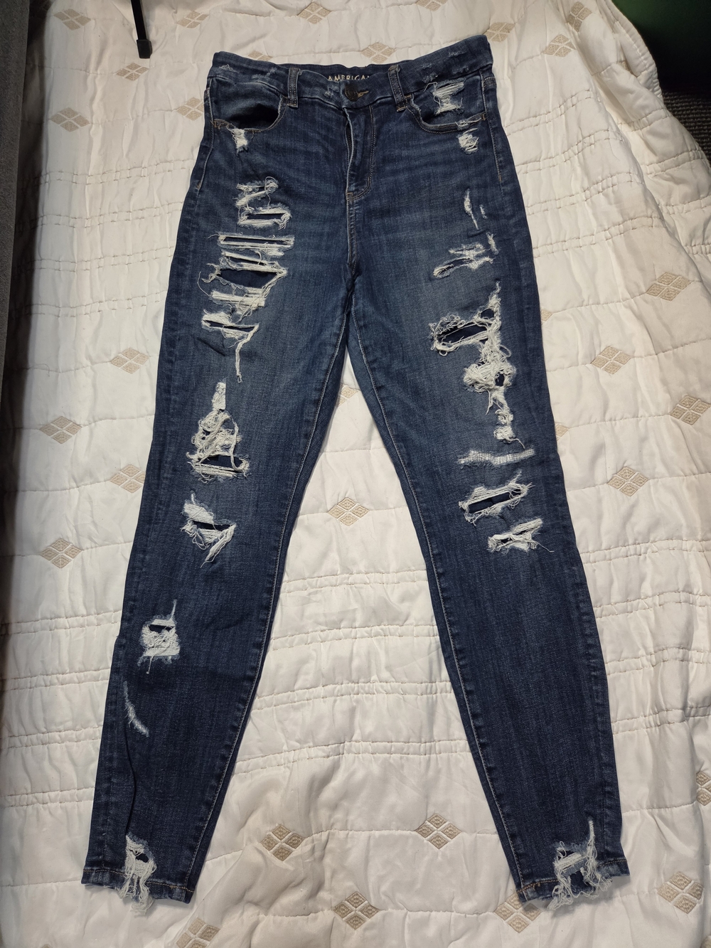 American Eagle Curvy High-Rise Jeggings Size 8 R